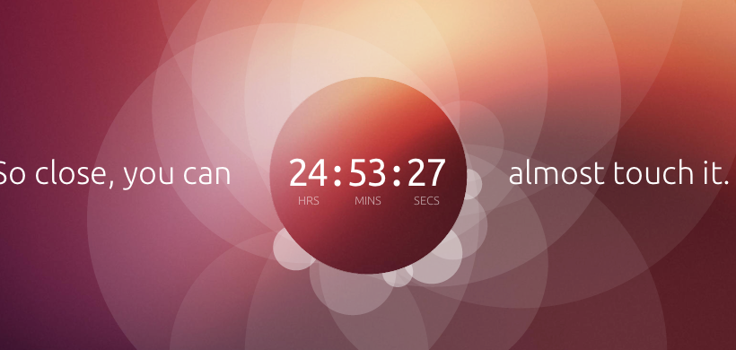 Ubuntu countdown teaser hints at touch support