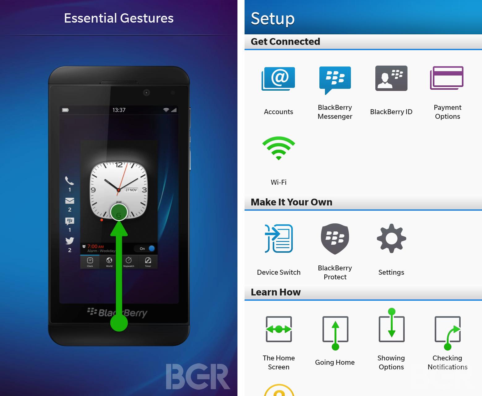 BlackBerry 10 detailed in screenshot gush SlashGear