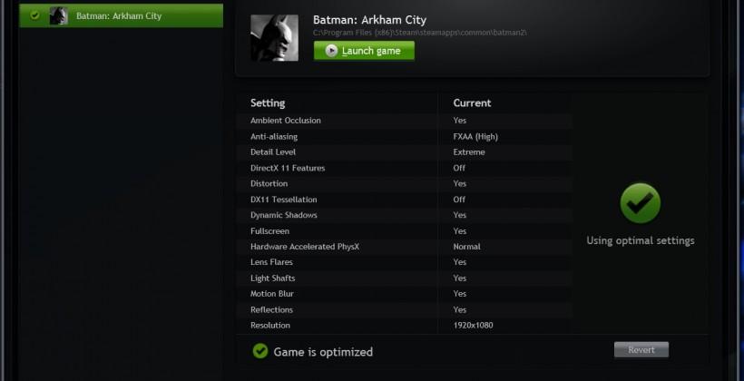 Geforce Experience Open Beta Hands On Optimization For All Slashgear