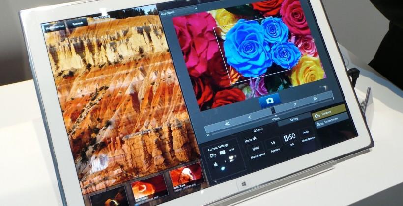 Panasonic 20 Inch 4k Windows 8 Tablet Hands On Slashgear