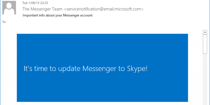 Microsoft to kill the Messenger and migrate users to Skype in March