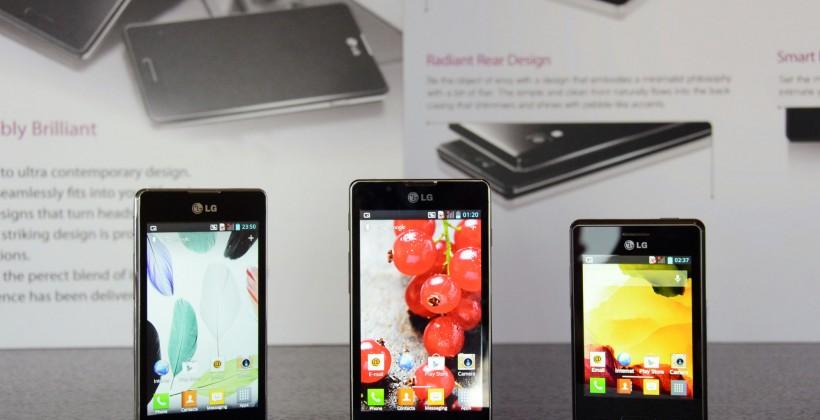 LG Optimus L7 II, L5 II, and L3 II tackle Android mainstream
