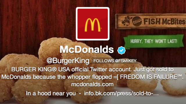 Burger King Twitter account hacked to show McDonald’s superiority [UPDATE]