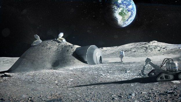 ESA proposes 3D-printed buildings on the Moon