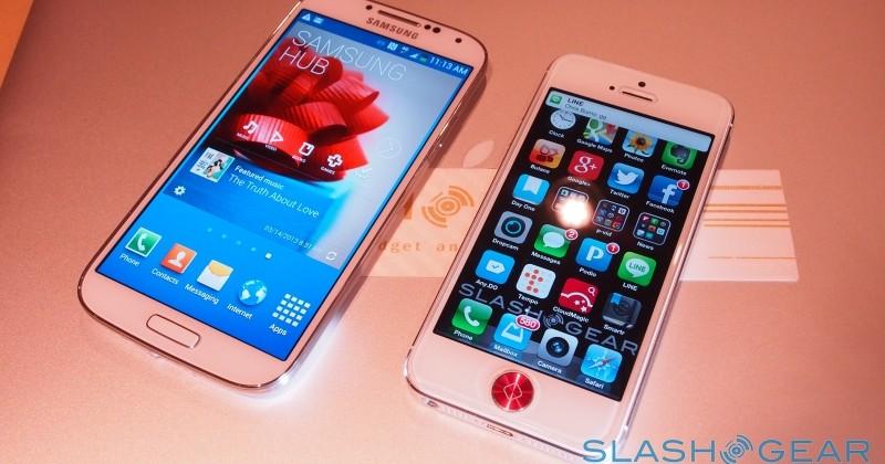 Samsung GALAXY S 4 vs iPhone 5