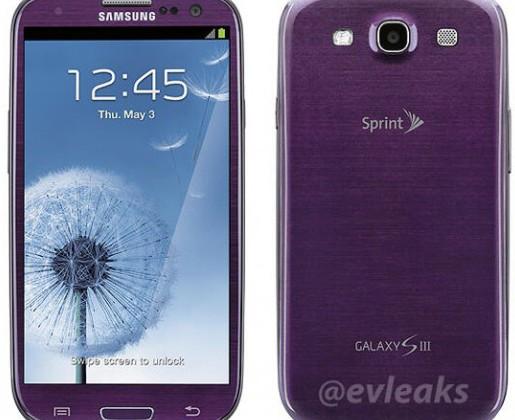 Samsung Galaxy S III rumored for purple color option in April