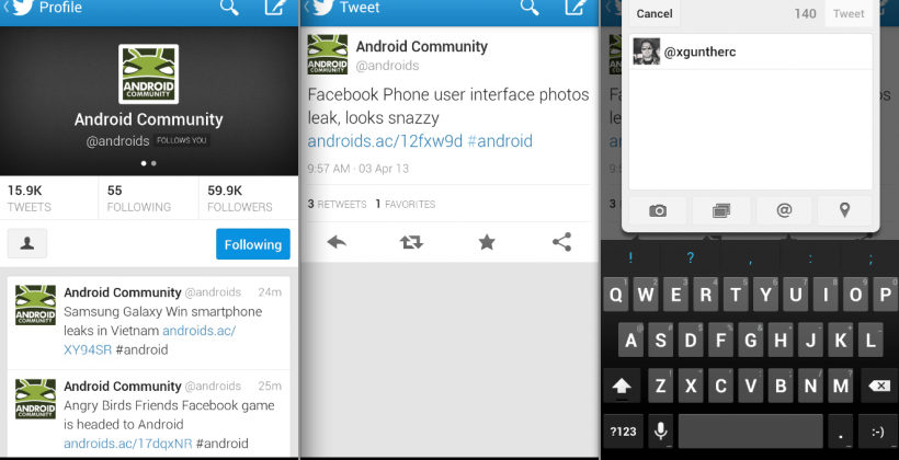 Twitter releases updates for Android, iPhone, and mobile web