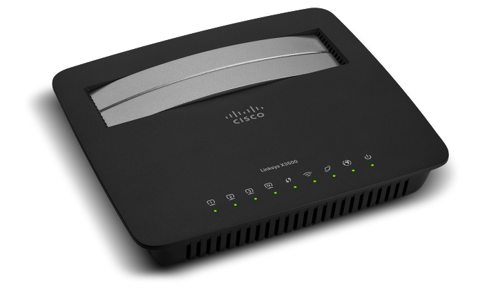 Linksys N750 Dual-Band X3500 gateway packs DSL and WiFi