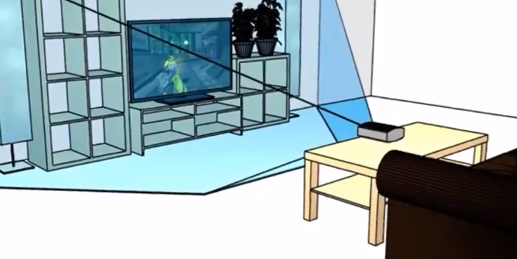 Xbox 720 IllumiRoom integration demo suggests “Infinity” experience