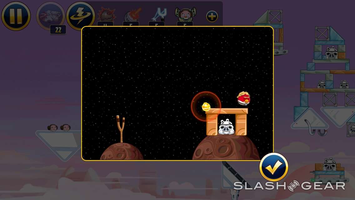 Angry Birds Star Wars Lando update totes thermal detonator Angry Birds Star Wars Lando update totes thermal detonator