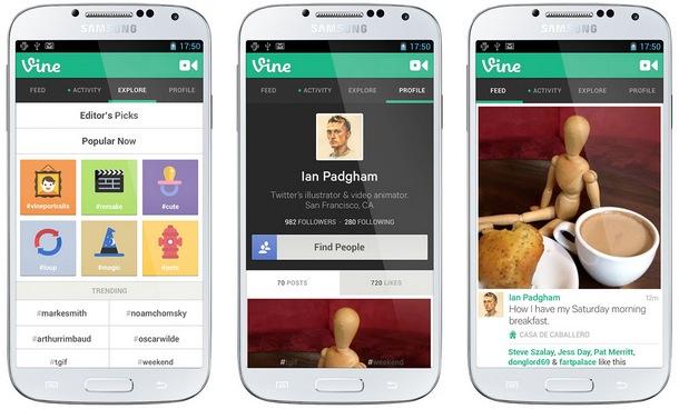 Vine finally comes to Android for 6-second video fun