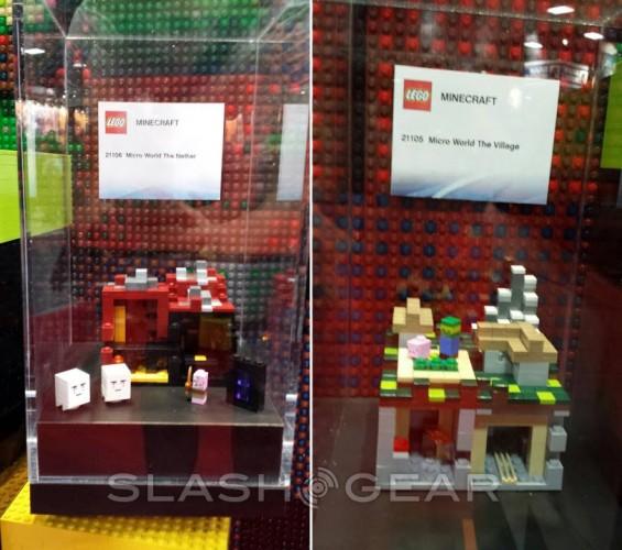 Lego Minecraft Sets Nether And Village Appear At Sdcc Slashgear