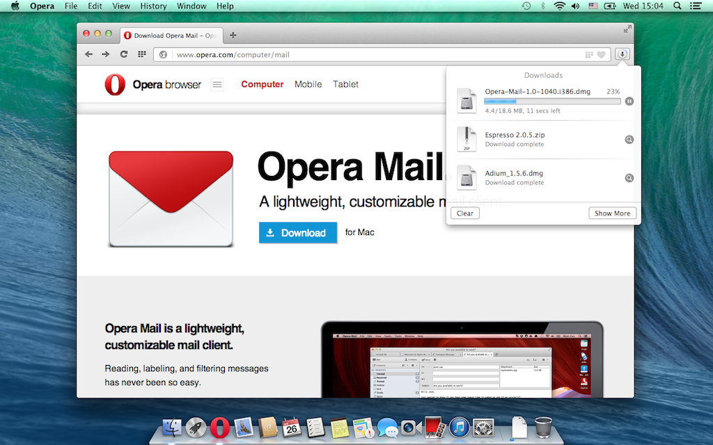 Opera mini dmg mac
