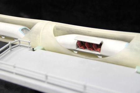Elon Musk’s Hyperloop 3D printed to show what could be