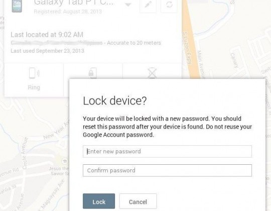 Android Device Manager gains remote locking functionality