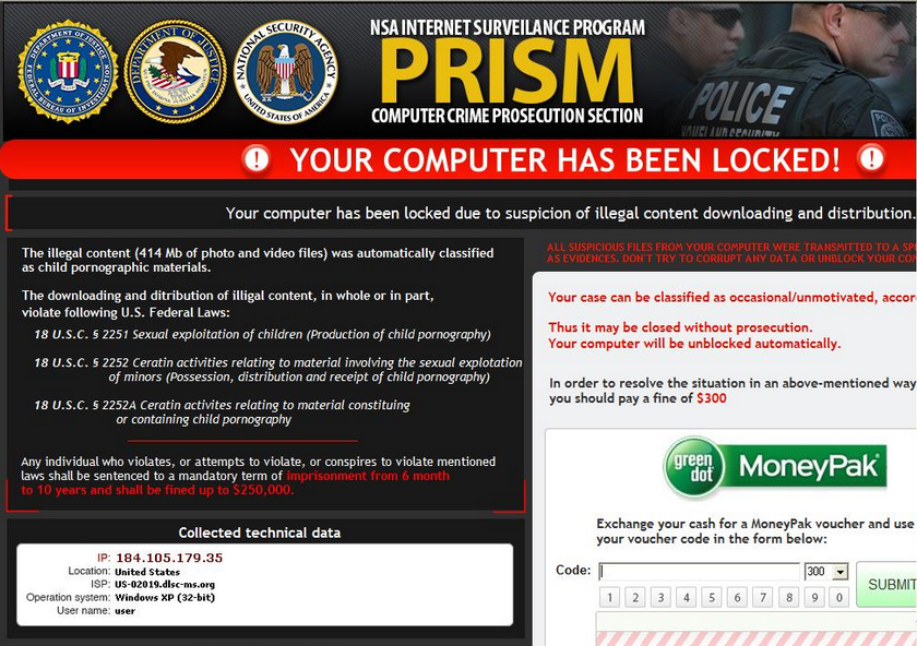 NSA-themed ransomware exploits recent government leaks to scam PC users ...