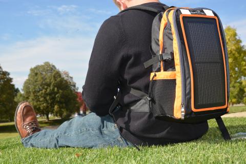 backpack with charger built in
