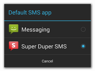 Android 4 4 Kitkat Will Allow Users To Select Default Sms App Slashgear