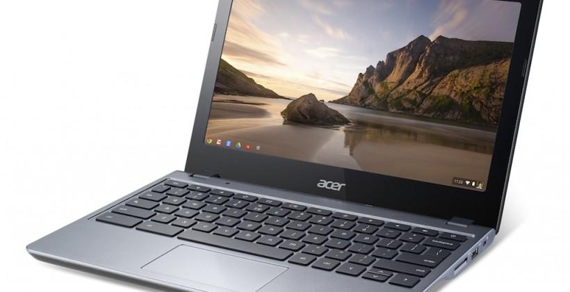 Acer C720 Chromebook taps Haswell and SSD for 8hr battery