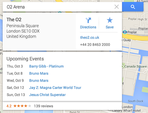 Google Maps earns multiple destinations, upcoming events, reservations tie-in