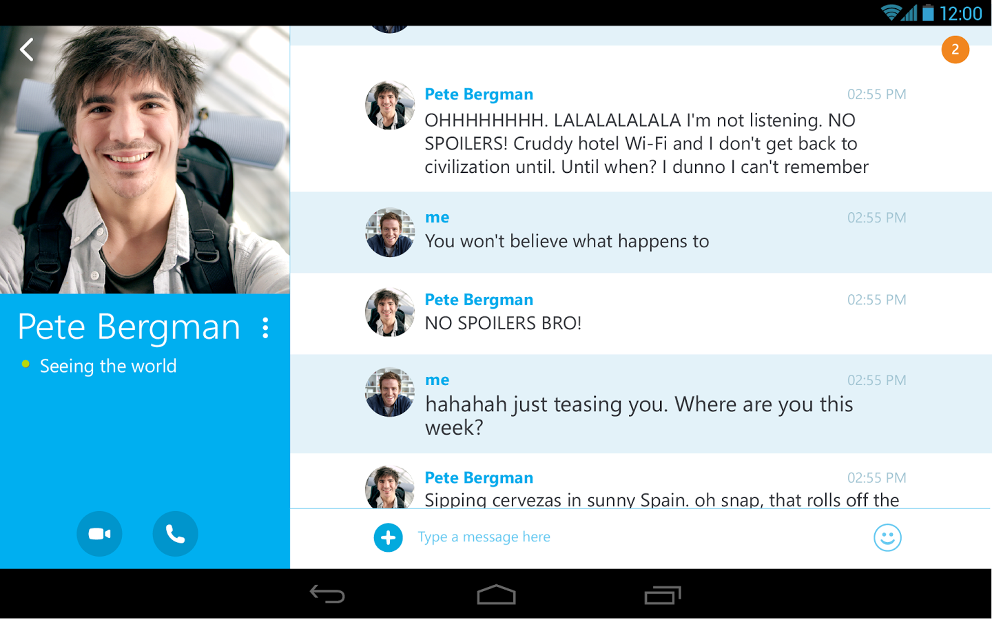 skype for android review skype for android review