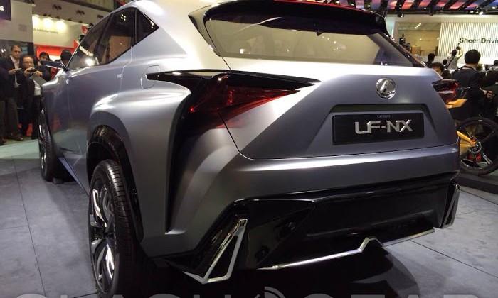 Lexus LF-NX Turbo luxury crossover rolls out with sharp, bold design