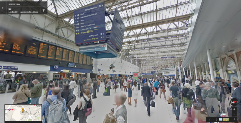 Google Maps Street View now guides you through big transit stations