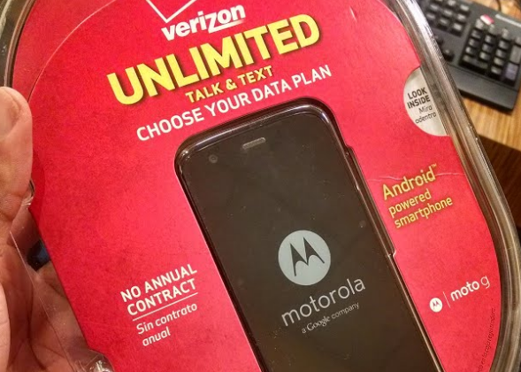 Moto G Verizon edition appears in blister pack weeks early