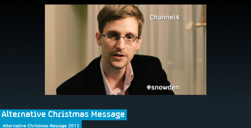 Snowden’s “Alternative Christmas Message”: Why privacy matters [TRANSCRIPT]