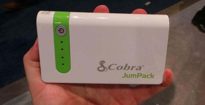 Cobra’s JumPack will jumpstart your car, then charge your phone