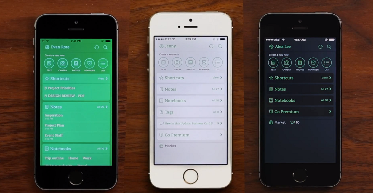 evernote android vs ios evernote android vs ios