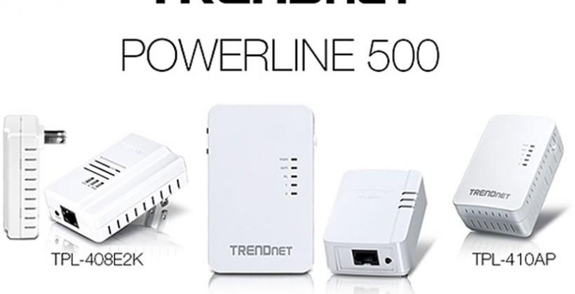 Trendnet Powerline 500 networking series grows at CES 2014