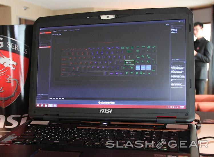 MSI G Series Gaming Laptops tap SteelSeries Engine for rainbow keyboard