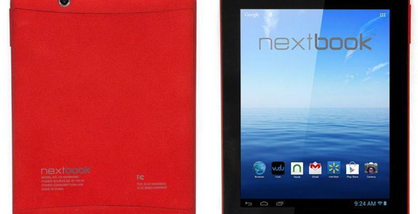 Red Nextbook Premium 8hd 8 Inch Tablet Runs 1 5ghz Cortex Processor Slashgear