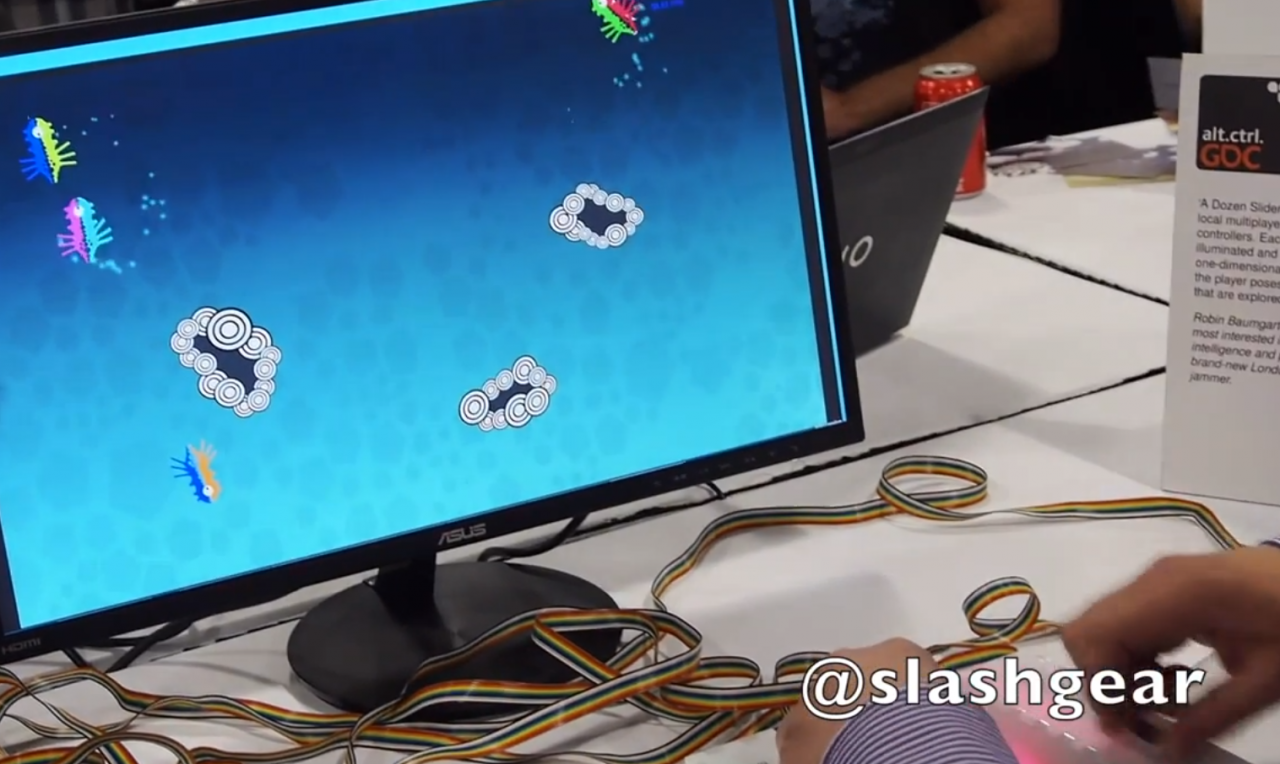 A Dozen Sliders handson Ponglike gaming controllers go retro SlashGear