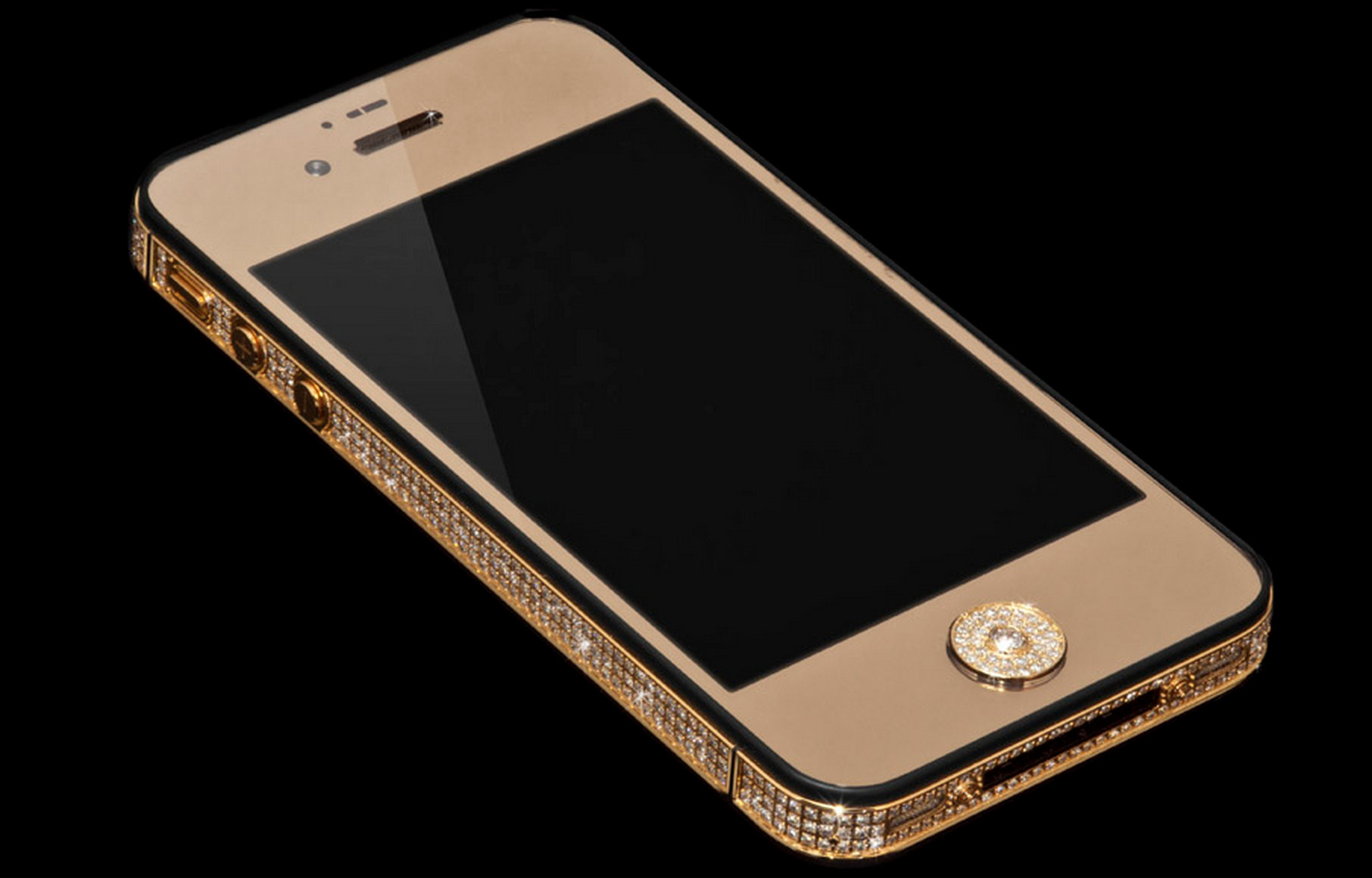 Million Dollar Iphone 5 Appears Diamond Encrusted And In 24 Carat Gold Slashgear