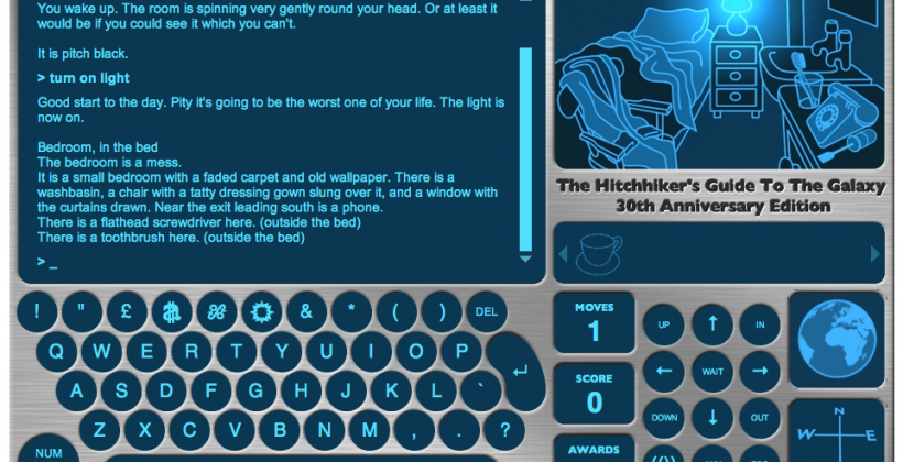 Infamous Hitchhiker’s Guide to the Galaxy game reborn in HTML5