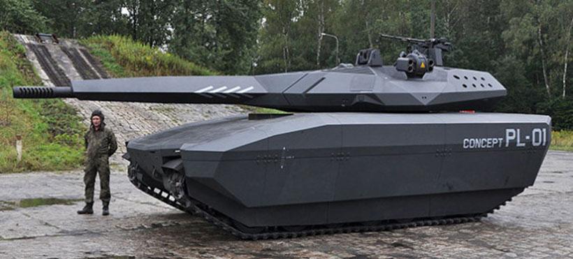 Polish PL-01 concept tank looks like something out of a video game