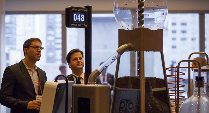 Hellish coffee machine withholds caffeine from the coy