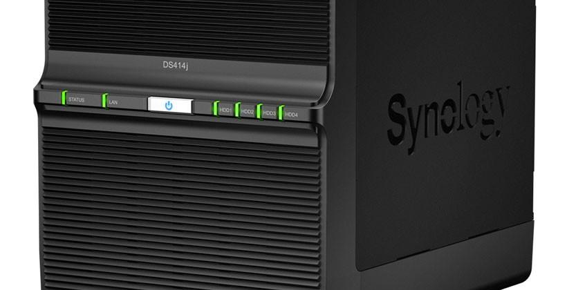 Synology DS414j NAS supports 5TB drives
