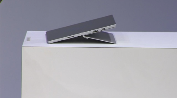 Surface Pro 3 Type Cover, 150-deg hinge and 4K Dock detailed
