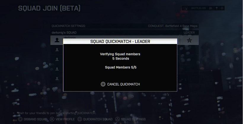 Battlefield 4 adds Squad Join Beta mode