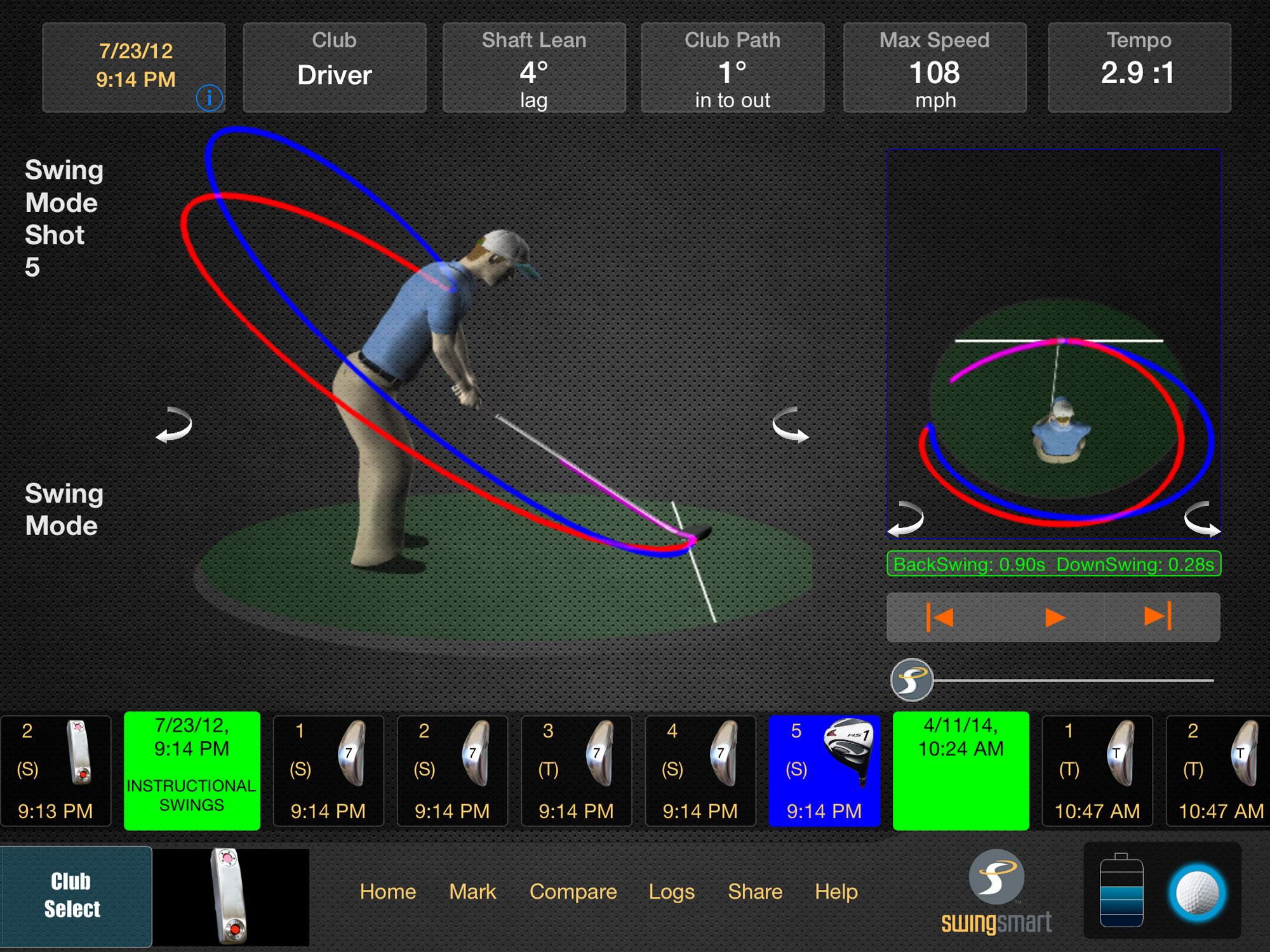 SwingSmart sensor analyzes your golf swing SlashGear