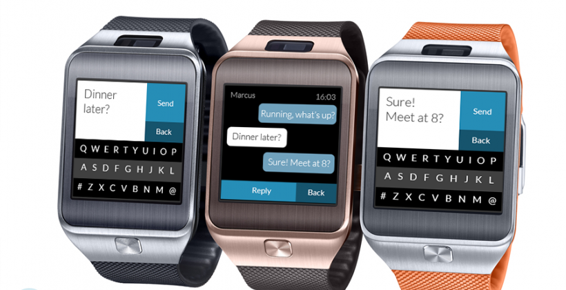 Fleksy Messenger now available for the Samsung Gear 2