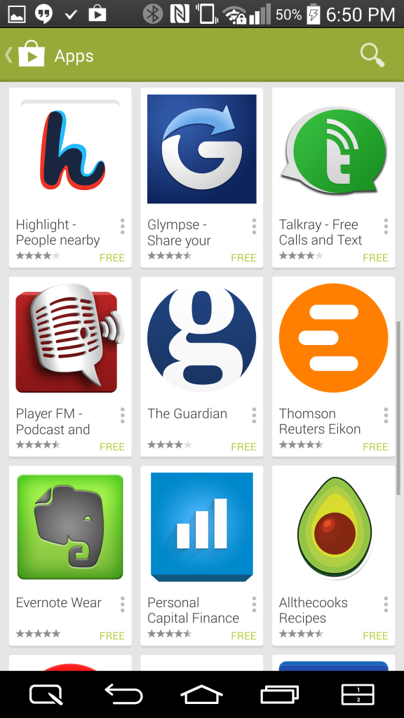 google wear app store