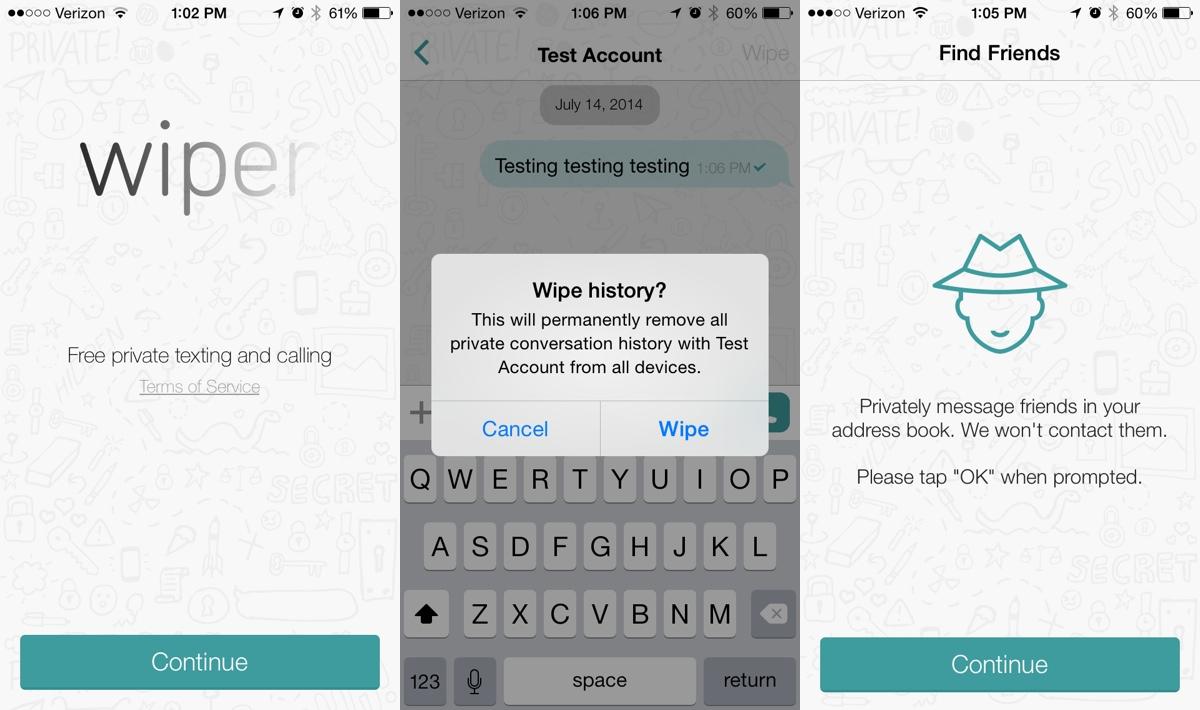 Wiper may be the first true private messaging app SlashGear