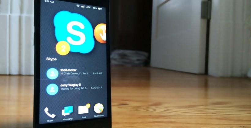 Skype for Fire Phone lands with face-tracking graphics