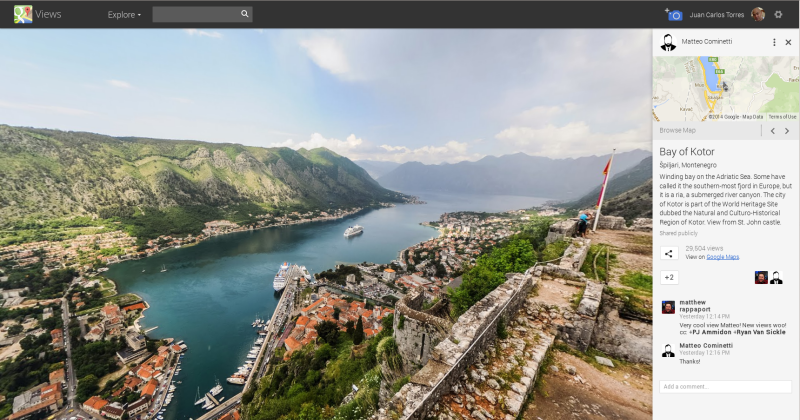 Google Maps photo sphere Views becomes more social