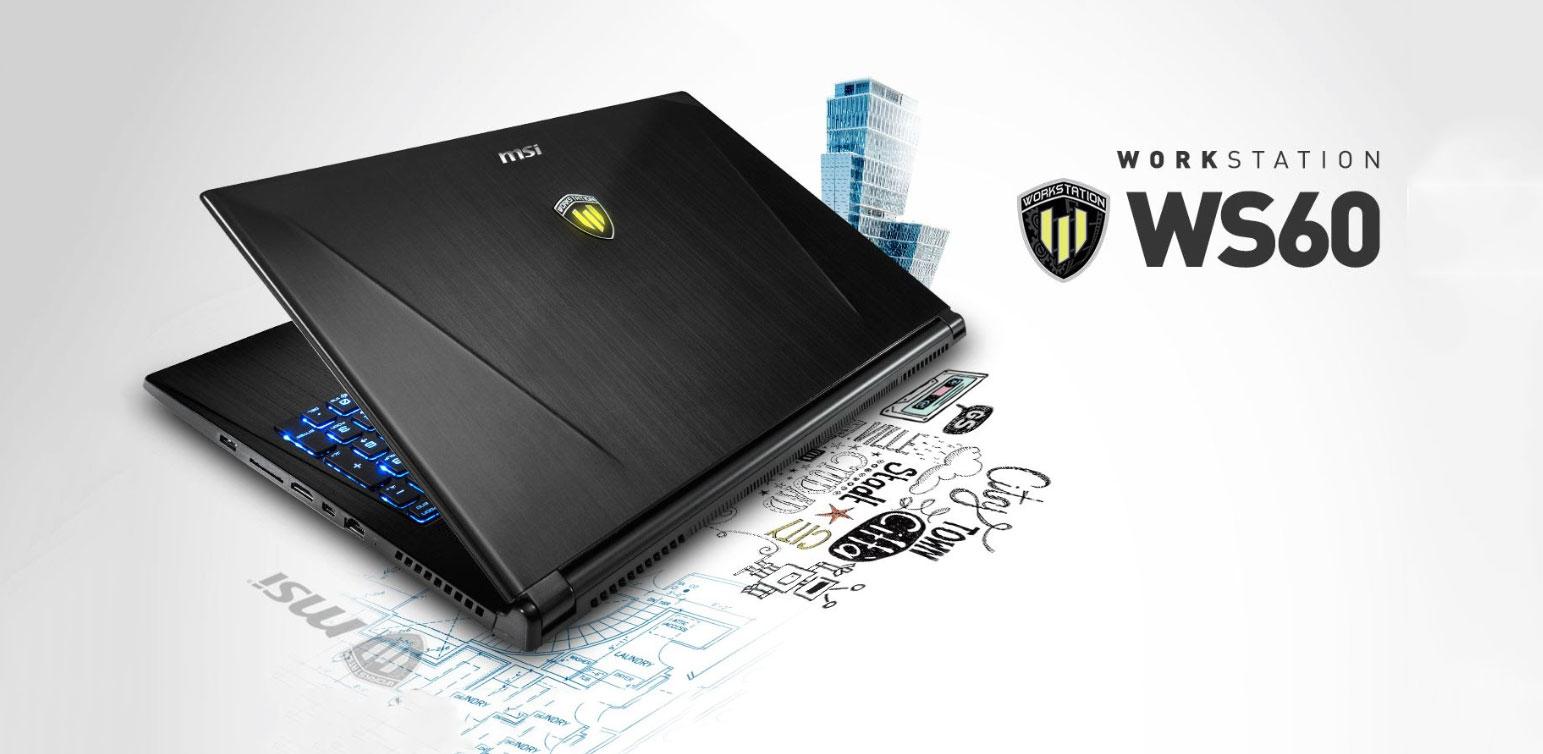 MSI WS60 brings "thinnest, lightest workstation ever" with 3K SlashGear