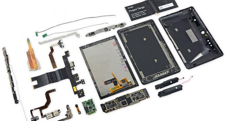 Project Tango Tablet Teardown teams iFixit up with Google